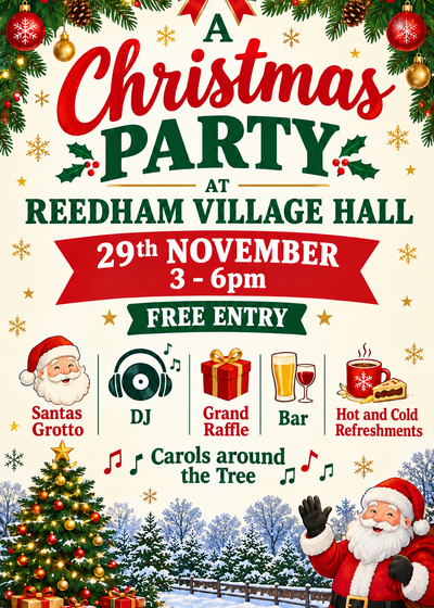 Christmas Party & Carols Round the Christmas Tree poster
